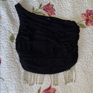 NWT Entro Crop One Shoulder Top